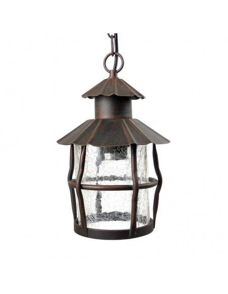 COLGANTE DE TECHO EXTERIOR MARRON 30x17