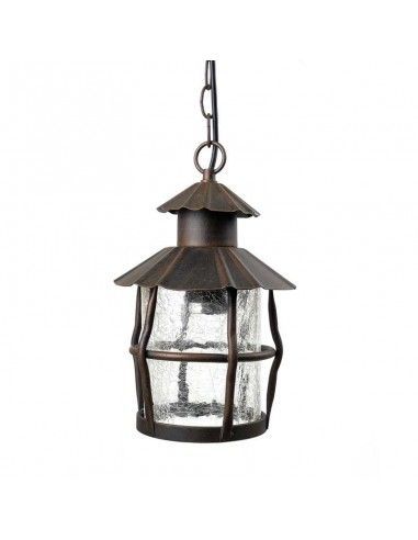 COLGANTE DE TECHO EXTERIOR MARRON 30x17