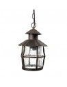 COLGANTE DE TECHO EXTERIOR MARRON 30x17