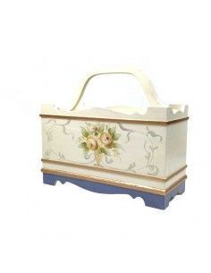 REVISTERO BEIGE FLORES 37X40
