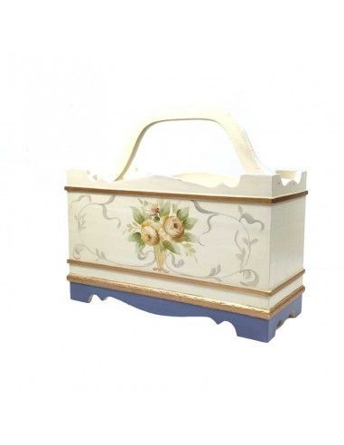 REVISTERO BEIGE FLORES 37X40