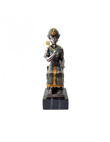 FIGURA EGIPCIA DE FARAON 28x8.5