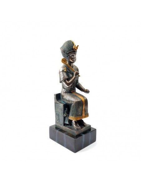 FIGURA EGIPCIA DE FARAON 28x8.5