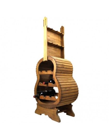 BOTELLERO GUITARRA RUSTICO 113x44