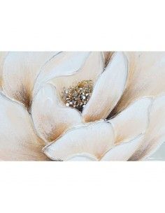CUADRO FLOR BEIGE SET DE DOS 80x80 2