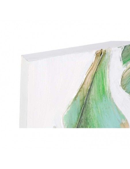 SET CUADRO HOJA DORADA 80x40