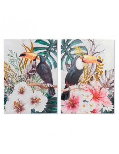 SET DE DOS CUADROS TUCAN 100x70