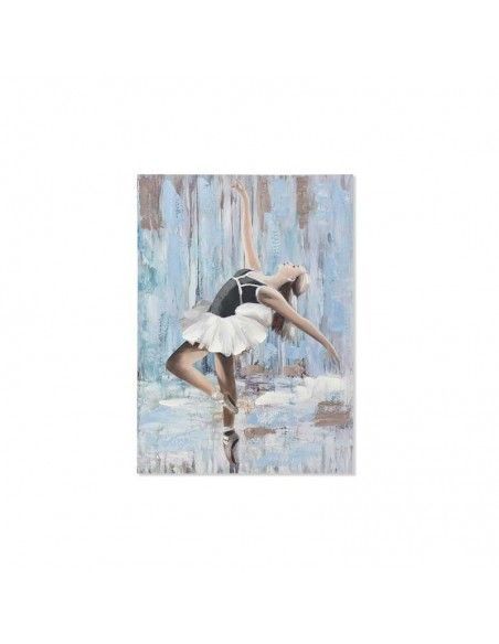 SET CUADROS LIENZO MUJER BAILARINA 100x70