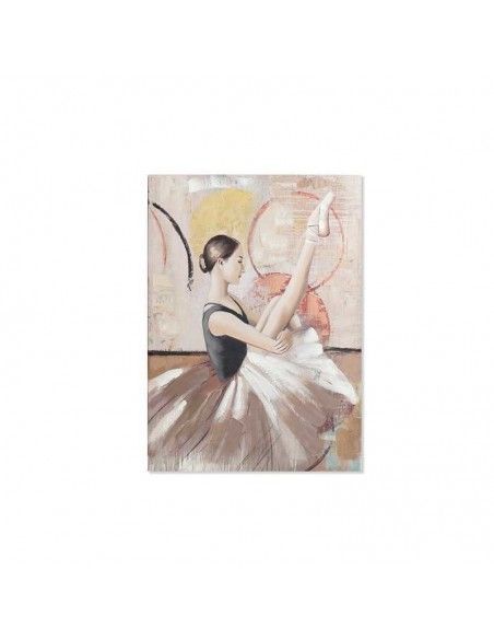SET CUADROS LIENZO MUJER BAILARINA 100x70