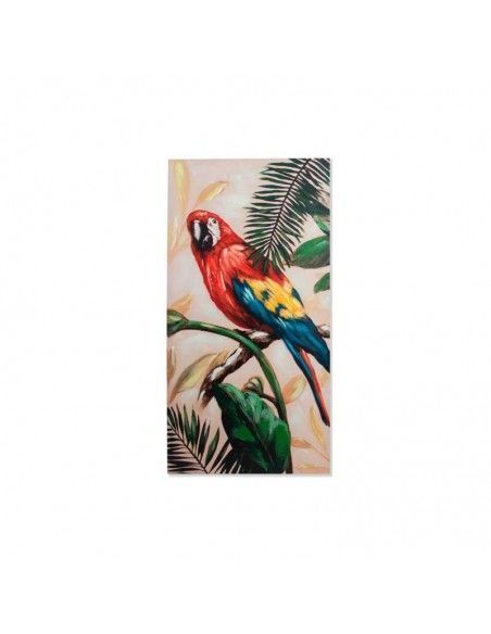 CUADRO LORO PAPAGAYO SET DE DOS 120x60