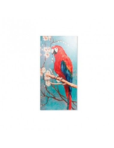 CUADRO LORO PAPAGAYO SET DE DOS 120x60