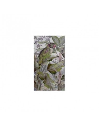 SET DE TRES CUADROS COTORRAS 120X60