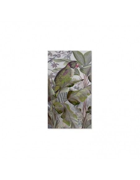 SET DE TRES CUADROS COTORRAS 120X60