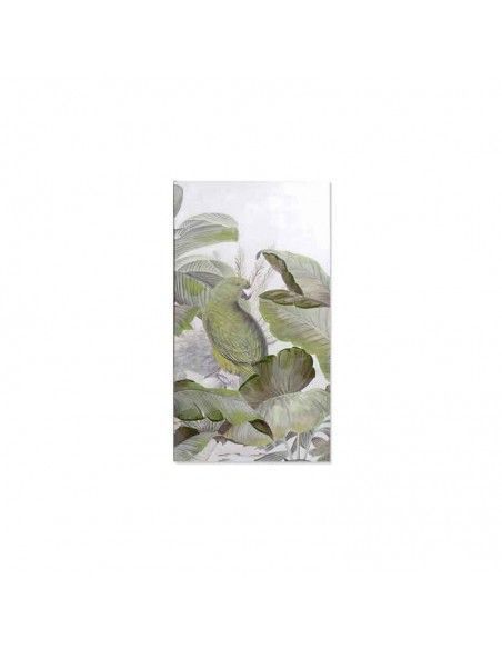 SET DE TRES CUADROS COTORRAS 120X60