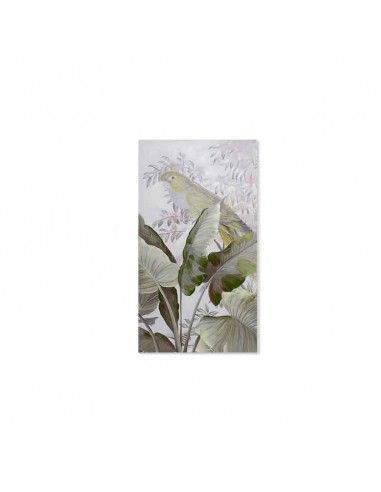 SET DE TRES CUADROS COTORRAS 120X60