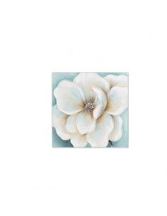 CUADRO FLOR BLANCA SET DE DOS 50x50 2
