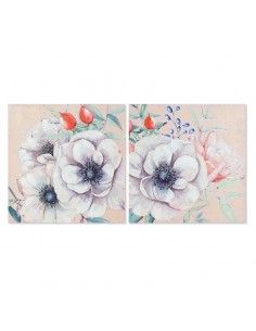 CUADRO DE FLORES SET DE DOS 70x50