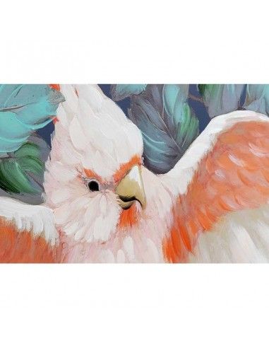 SET CUADRO LORO CACATUA 100x100