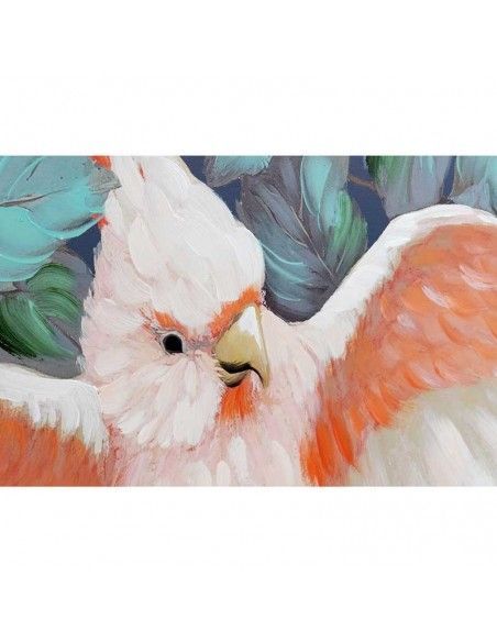 SET CUADRO LORO CACATUA 100x100