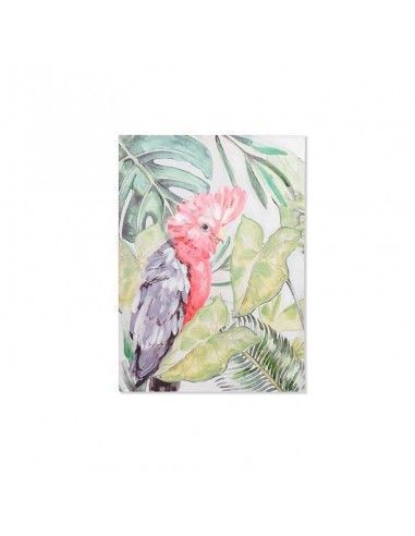 SET DE DOS CUADROS LORO CACATUA 100x70