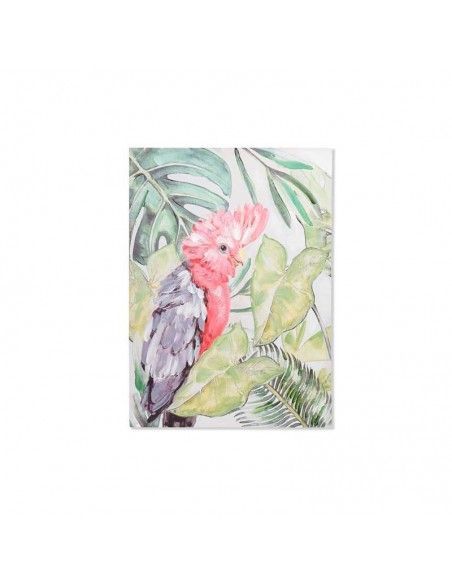 SET DE DOS CUADROS LORO CACATUA 100x70