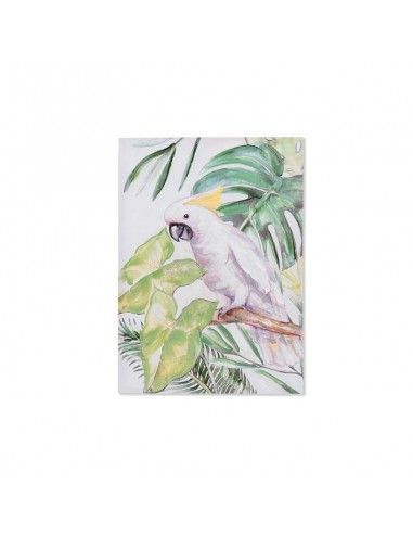 SET DE DOS CUADROS LORO CACATUA 100x70