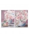 CUADRO FLORES SET DE DOS 70x50