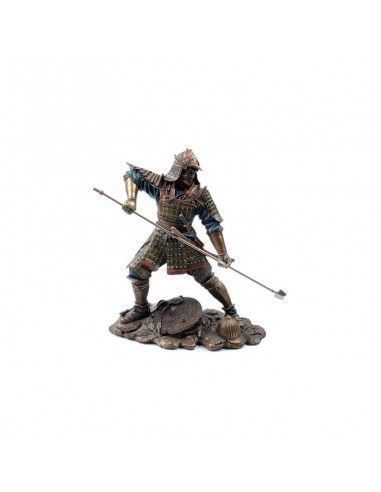 FIGURA SAMURAI GUERRERO CON LANZA 22X20