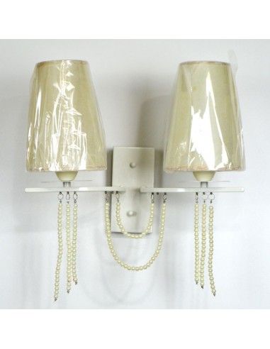 APLIQUE DE INTERIOR DE DISEÑO CON PERLAS