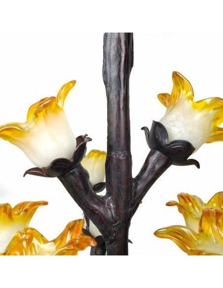 LAMPARA DE TECHO FLOR 63x82