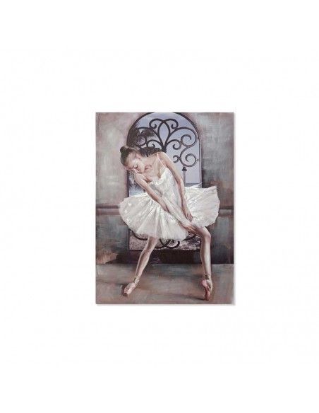 SET CUADROS LIENZO MUJER BAILARINA 100x70