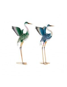 FIGURA GARZA METAL 92x36