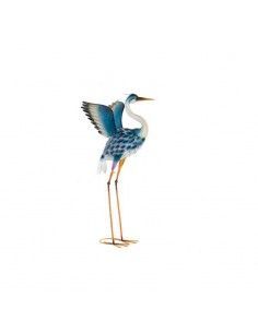 FIGURA GARZA METAL 92x36 2