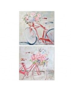 CUADRO BICICLETA SET DE DOS 80x80