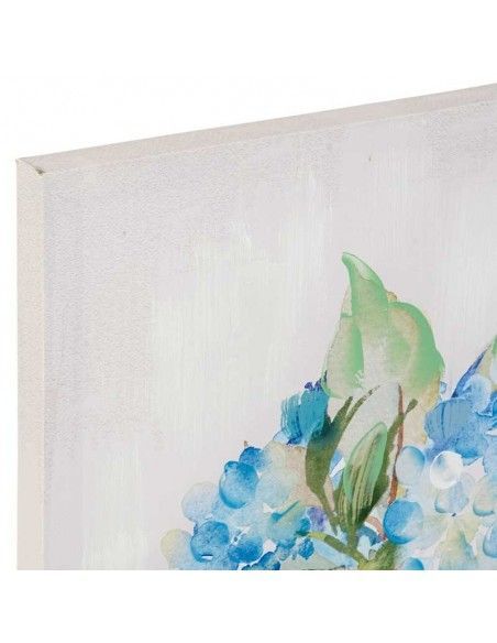 SET DE DOS CUADROS CON FLORES BLANCAS 100x100