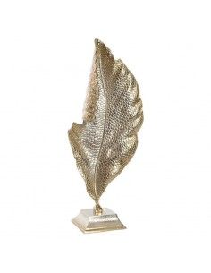 FIGURA DE HOJA DORADO 64.5x27