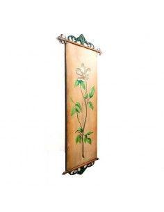 CUADRO EN FORJA DE FLORES 112X42 2