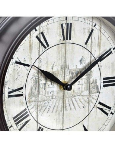 RELOJ DE PARED DOBLE CARA 35x45