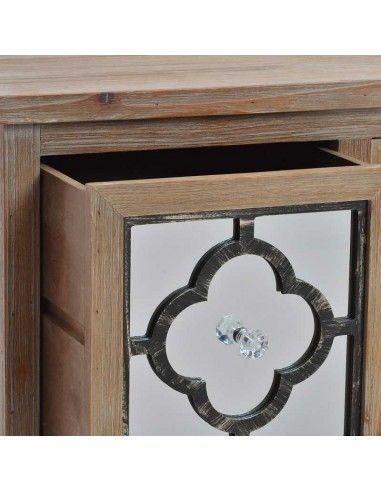 CONSOLA MADERA -METAL 80x122