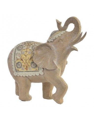 ELEFANTE CON COLMILLOS DE RESINA