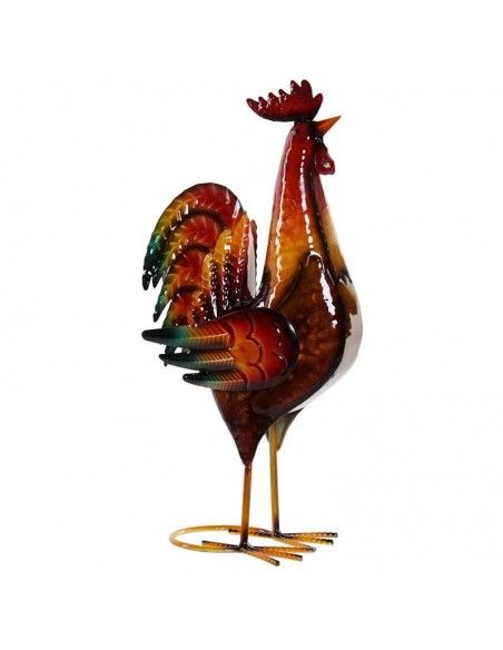 FIGURA GALLO METAL 44x20