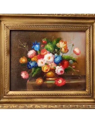 CUADRO BODEGON FLORES 34x39