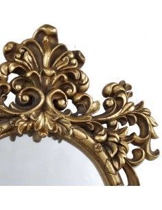 ESPEJO OVALADO DORADO 49x34 2