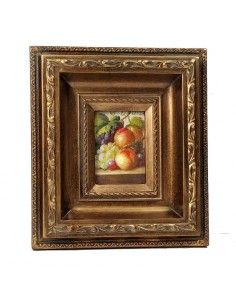 SET CUADRO BODEGON FRUTA 23x20.5