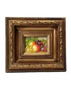 SET CUADRO BODEGON FRUTA 20.5x23
