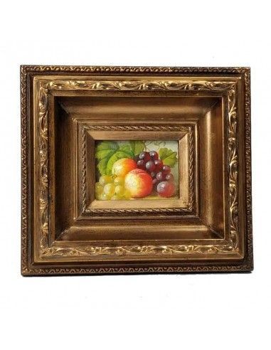 SET CUADRO BODEGON FRUTA 20.5x23
