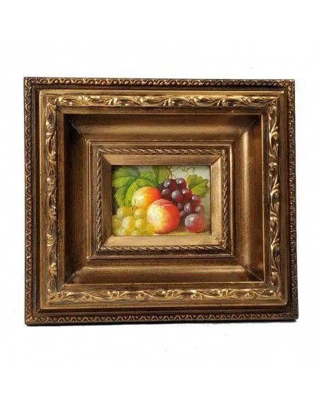 SET CUADRO BODEGON FRUTA 20.5x23