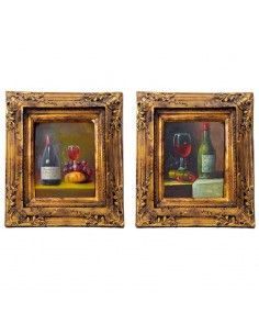CUADRO BODEGON DE VINO