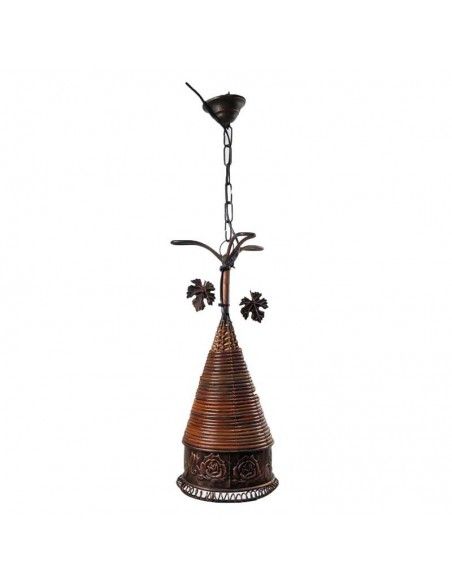 COLGANTE DE TECHO METAL COBRE ENVEJECIDO