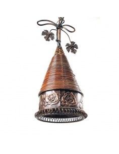 COLGANTE DE TECHO METAL COBRE ENVEJECIDO 2